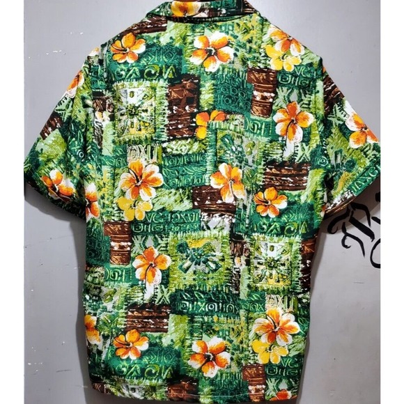 Vintage trumph of California Flower Button Down Shirt Mens Large - Picture 3 of 7